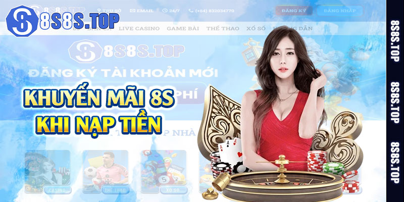 Khuyến mãi 8S khi nạp tiền 