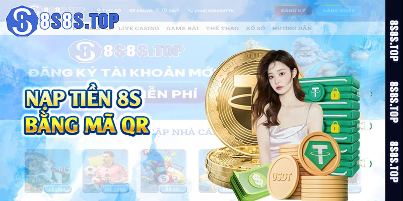 Nạp tiền 8S bằng mã QR